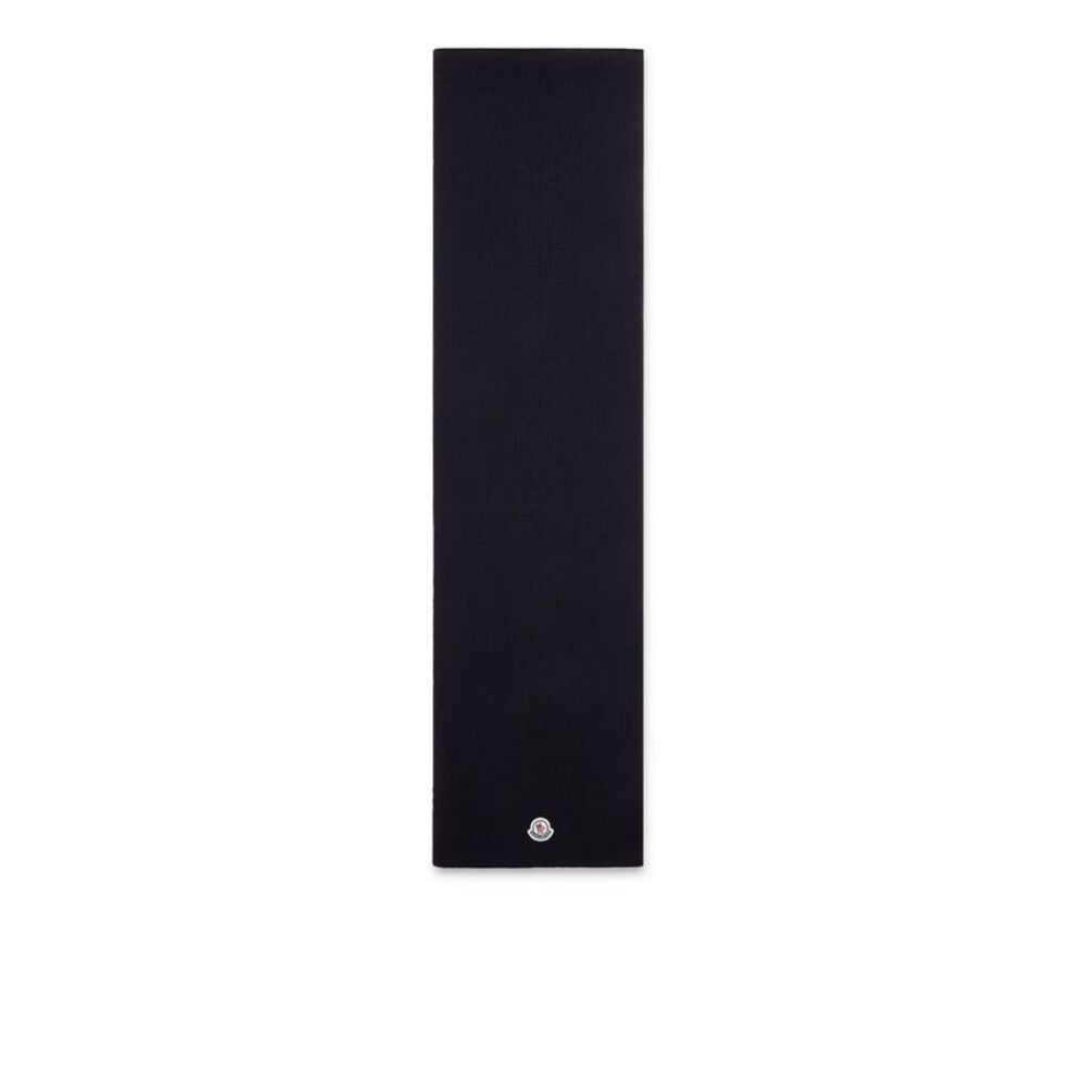 Moncler Men Wool Scarf With Logo